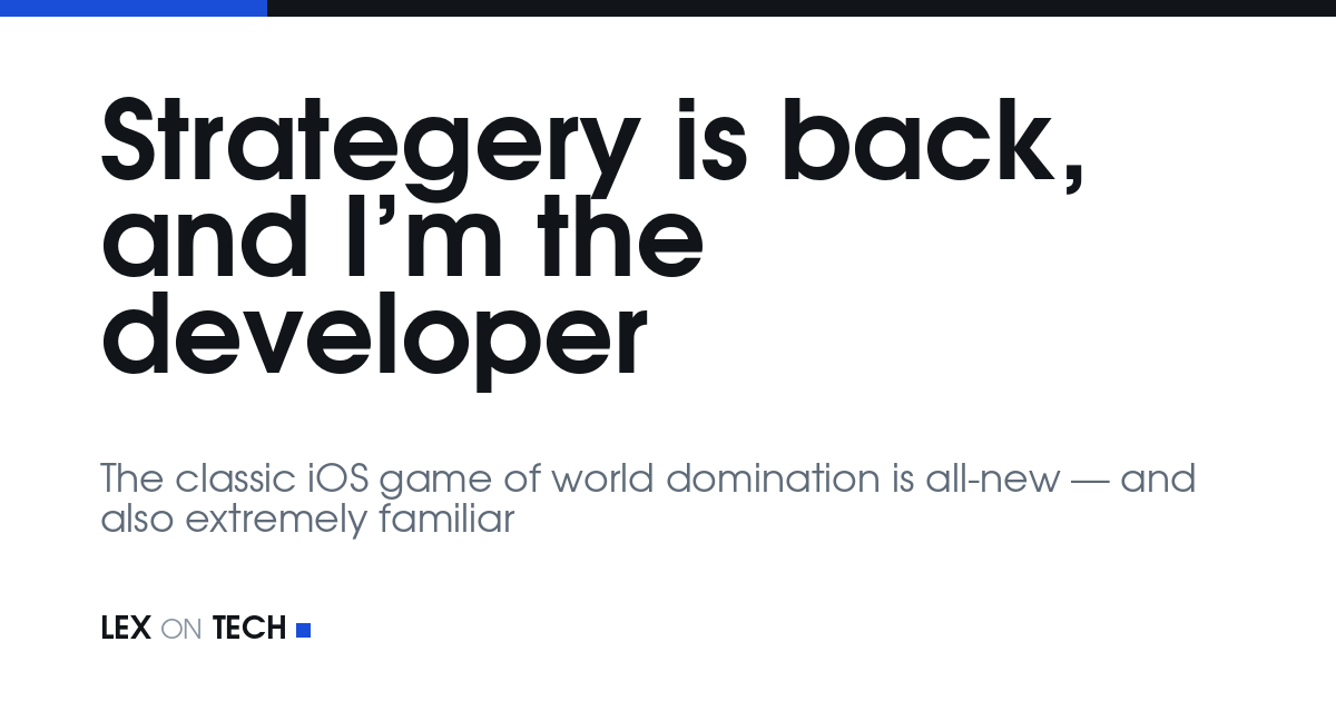 Lex Friedman Brings Back Strategery