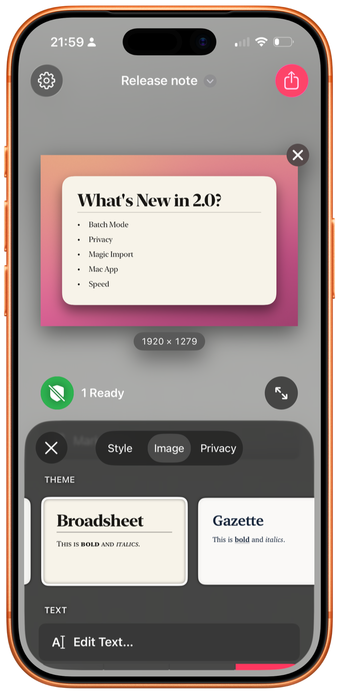Shareshot 2 screenshot