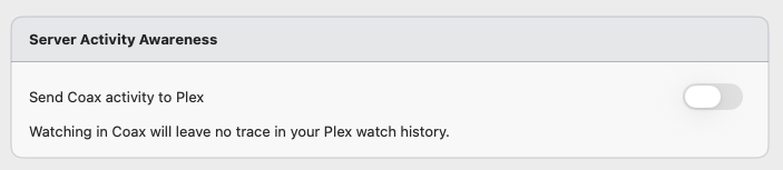 Not marking stuff as watched in your library is a default feature.