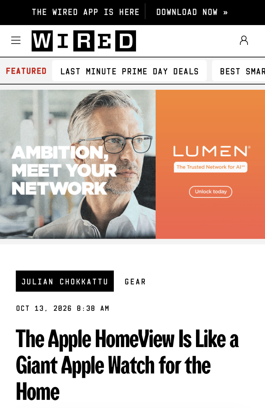 Wired jumped the gun